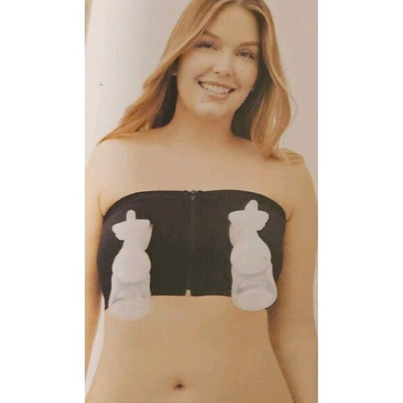 Joyspun SOFT Hands Free Breast Pump Nursing Bra  Bandeau (Size XXXL )  NEW (2) - Picture 2 of 4